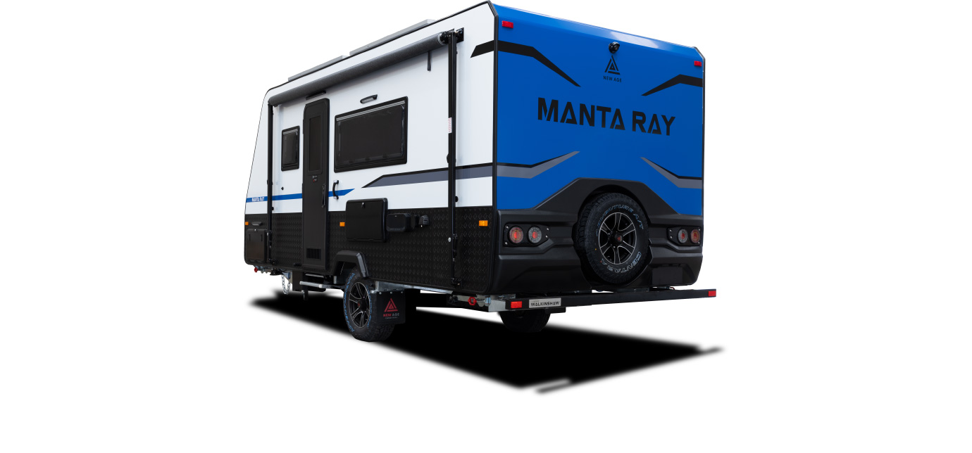 Manta Ray 16 Ft Ensuite Rear 3/4