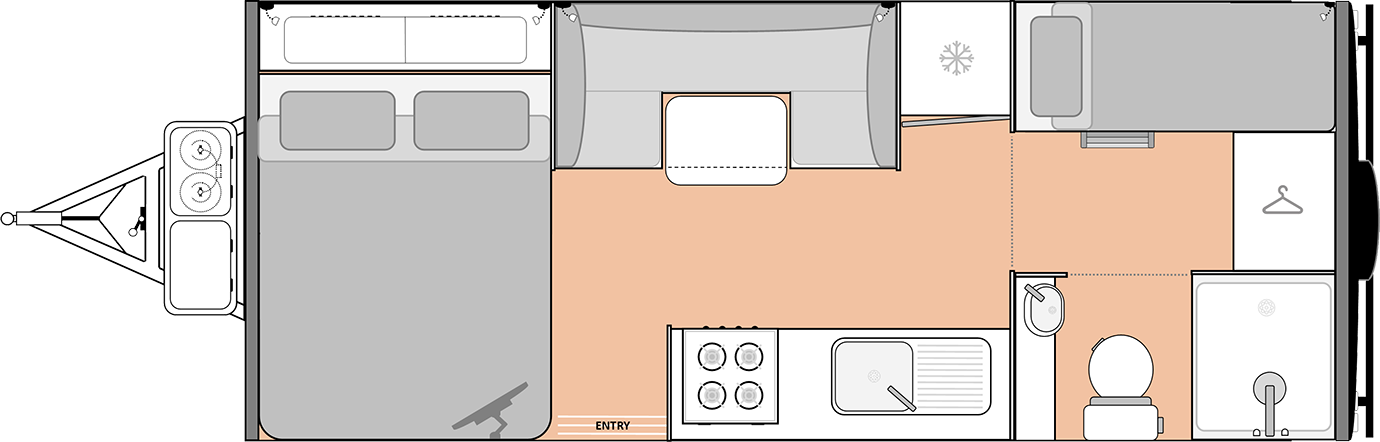 Road Owl 19 Ft Expedition Floorplan